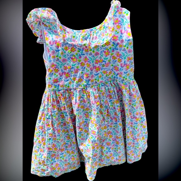 Tommy Bahama Other - Tommy Bahama baby girls dress white with colorful flowers size 4T